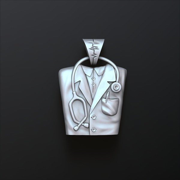 Doctor Pendant 3D print model