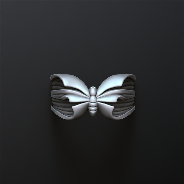 Butterfly Ring 3D print model