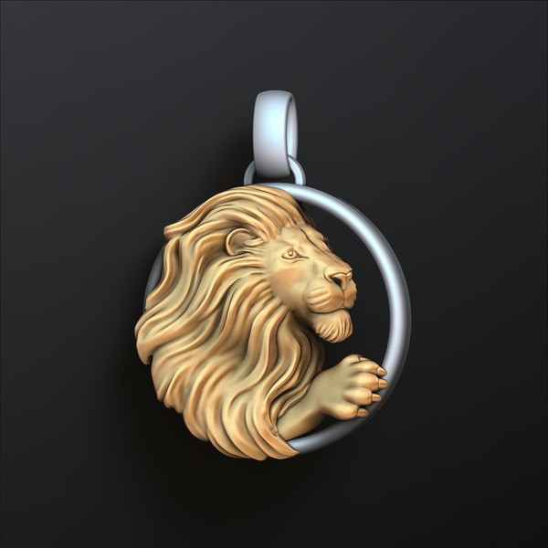Zodiac Horoscope Leo Pendant 3D print model