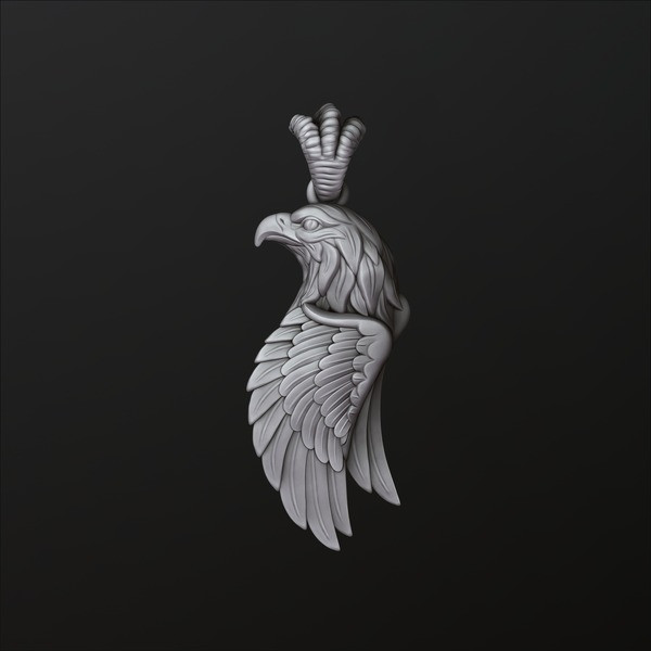 Eagle Pendant 3D print model