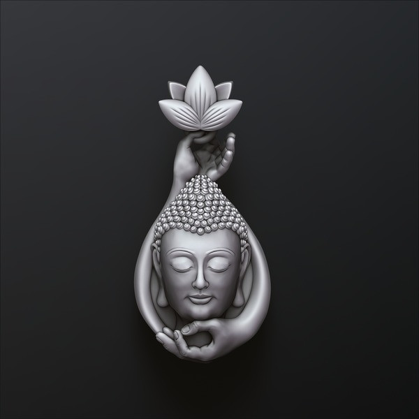 Buddha Pendant 3D print model