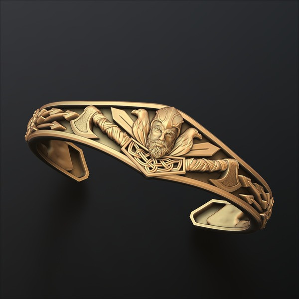 Viking Bracelet 3D print model