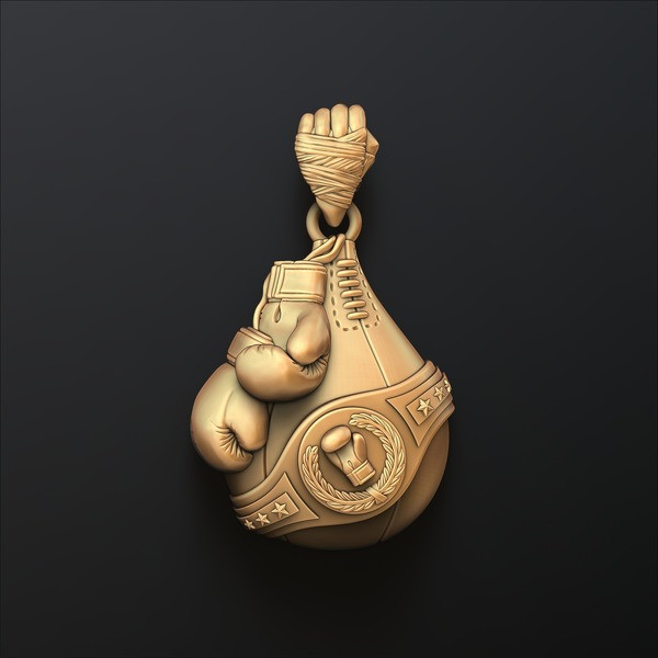 Boxing Pendant 3D print model